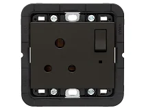 VIMAR Vimar 30215.G Presa 2P+T 5A inglese interr. nero