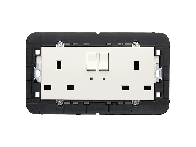 VIMAR Vimar 30222.B 2 prese 2P+T 13A inglese interr. bianco