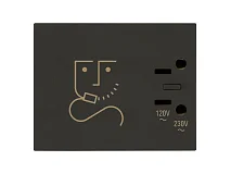 VIMAR Vimar 30290.G Presa per rasoio 230V nero