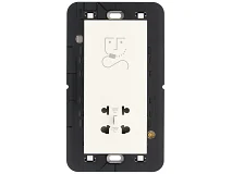 VIMAR Vimar 30291.B Presa per rasoio verticale 230V bianco