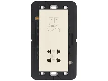 VIMAR Vimar 30291.C Presa per rasoio verticale 230V canapa