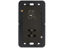 VIMAR Vimar 30291.G Presa per rasoio verticale 230V nero