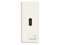 VIMAR Vimar 30292.C25B Alimentatore USB C PD 25W bianco