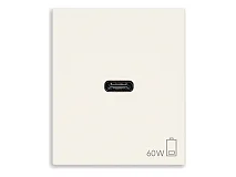VIMAR Vimar 30298.60B Alimentatore USB C 60W PD bianco