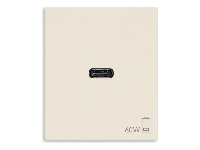 VIMAR Vimar 30298.60C Alimentatore USB C 60W PD canapa