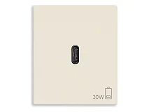 VIMAR Vimar 30298.C Alimentatore USB C 30W PD canapa