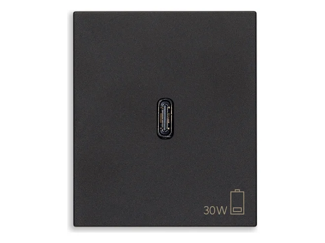VIMAR Vimar 30298.G Alimentatore USB C 30W PD nero