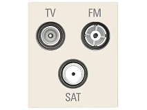 VIMAR Vimar 30303.C Presa TV-FM-SAT diretta 3 uscite canapa
