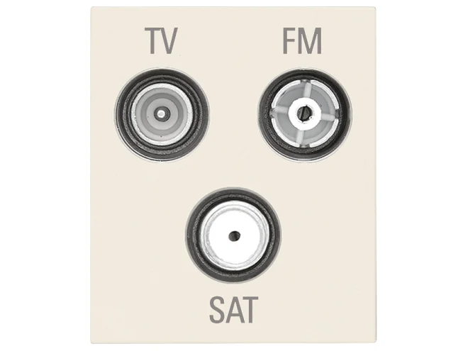 VIMAR Vimar 30303.C Presa TV-FM-SAT diretta 3 uscite canapa