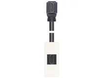 VIMAR Vimar 30346.HB Presa HDMI 2.1b con cavo a 90° bianco