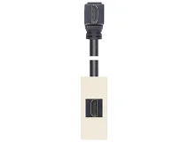 VIMAR Vimar 30346.HC Presa HDMI 2.1b con cavo a 90° canapa