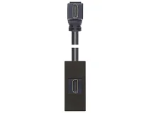 VIMAR Vimar 30346.HG Presa HDMI 2.1b con cavo a 90° nero