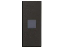 VIMAR Vimar 30386.G Spia con diffusore neutro nero