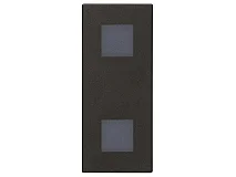 VIMAR Vimar 30388.G Doppia spia diffusore neutro nero