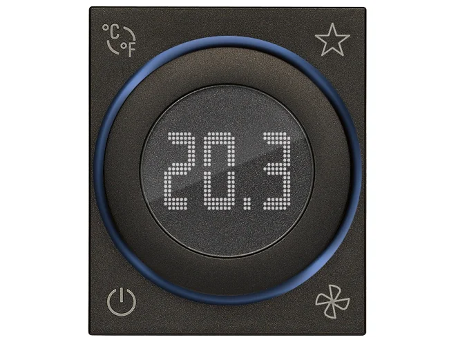VIMAR Vimar 30471.G Termostato rotella domotico 2M nero