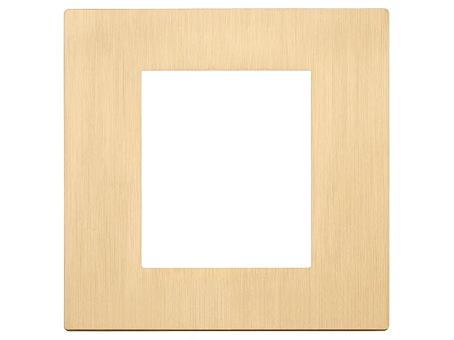VIMAR Vimar 30642.70.01 Placca 2M oro spazzolato