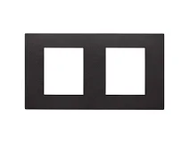 VIMAR Vimar 30643.02 Placca 4M (2+2)int71 nero