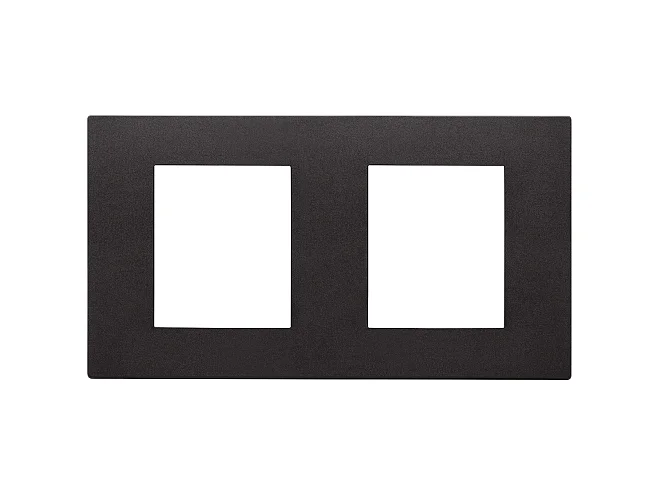 VIMAR Vimar 30643.02 Placca 4M (2+2)int71 nero