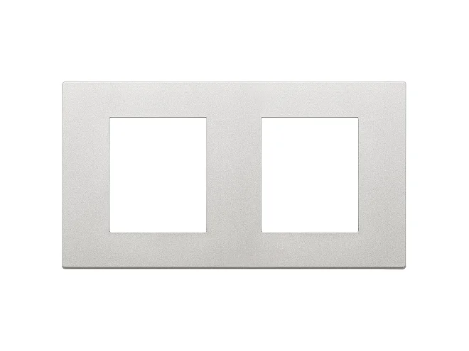 VIMAR Vimar 30643.20 Placca 4M (2+2)int71 argento