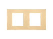 VIMAR Vimar 30643.70.01 Placca 4M (2+2)int71 oro spazzolato
