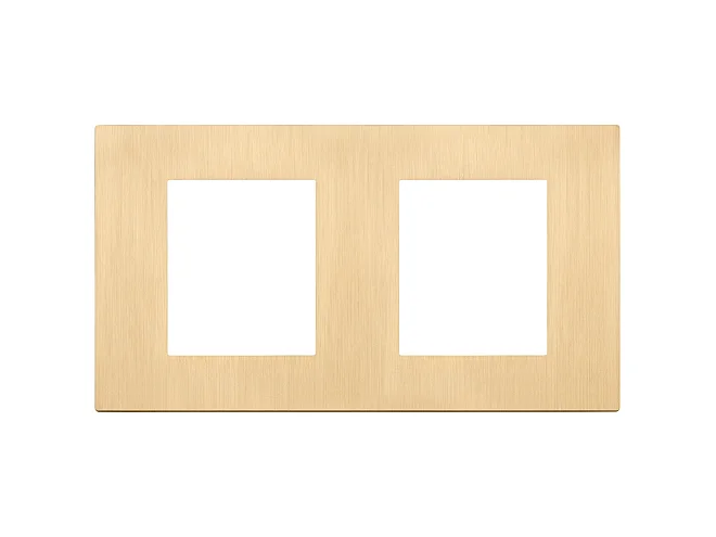 VIMAR Vimar 30643.70.01 Placca 4M (2+2)int71 oro spazzolato
