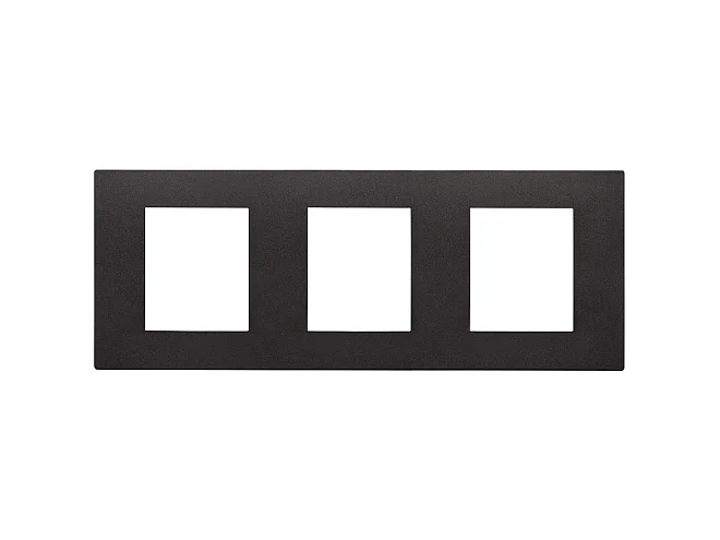 VIMAR Vimar 30644.02 Placca 6M (2+2+2)int71 nero