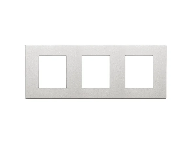 VIMAR Vimar 30644.20 Placca 6M (2+2+2)int71 argento