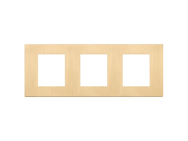 VIMAR Vimar 30644.70.01 Placca 6M (2+2+2)int71 oro spazzolato