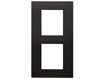 VIMAR Vimar 30645.02 Placca 4M (2+2)int71 verticale nero