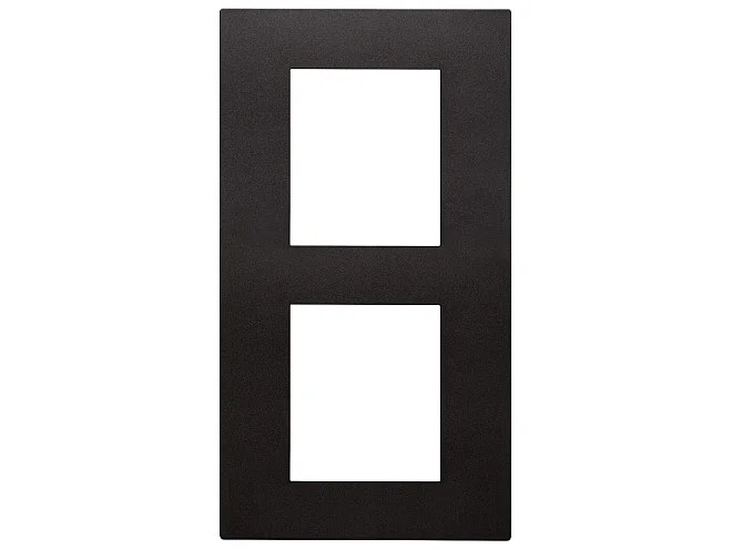 VIMAR Vimar 30645.02 Placca 4M (2+2)int71 verticale nero