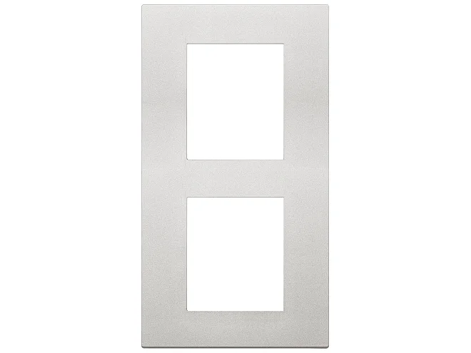 VIMAR Vimar 30645.20 Placca 4M (2+2)int71 verticale argento