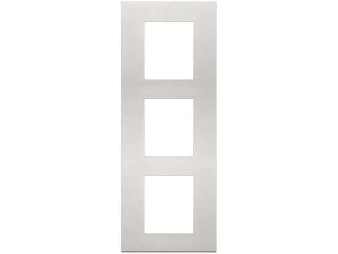 VIMAR Vimar 30646.20 Placca 6M (2+2+2)int71 verticale argento