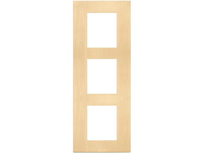 VIMAR Vimar 30646.70.01 Placca 6M (2+2+2)int71verticale oro spaz