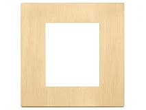 VIMAR Vimar 30647.70.01 Placca 2M BS oro spazzolato
