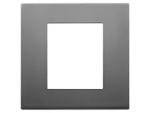 VIMAR Vimar 30647.72 Placca 2M BS inox satinato