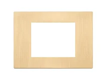 VIMAR Vimar 30653.70.01 Placca 3M oro spazzolato