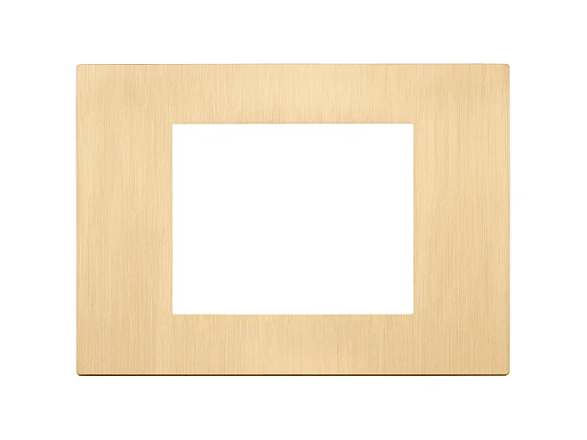 VIMAR Vimar 30653.70.01 Placca 3M oro spazzolato