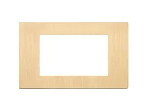 VIMAR Vimar 30654.70.01 Placca 4M oro spazzolato