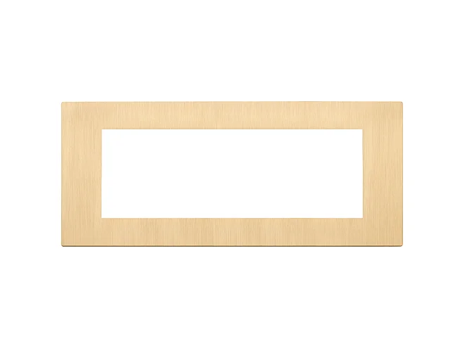 VIMAR Vimar 30657.70.01 Placca 7M oro spazzolato