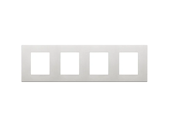 VIMAR Vimar 30669.20 Placca 8M (2+2+2+2)int71 argento