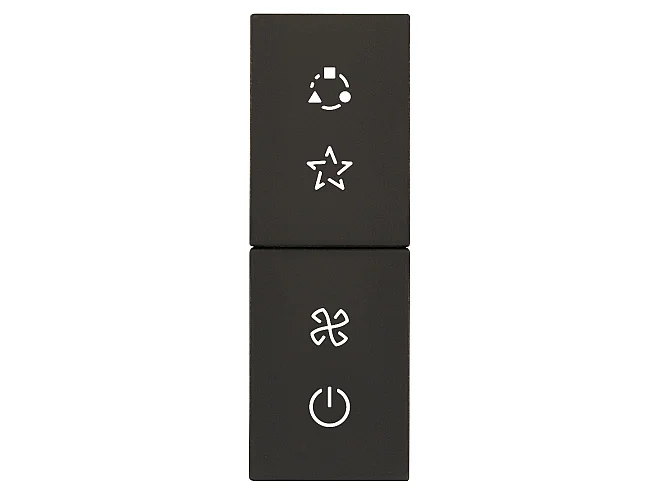 VIMAR Vimar 32144.G Comando clima XT KNX 1M nero