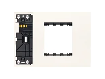 VIMAR Vimar 32613.B Supporto XT 3M misto con placca bianco