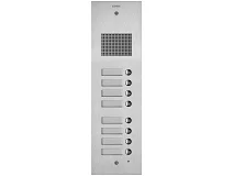 VIMAR Vimar 41508 Placca Steely 2F+ audio 8 puls. acciaio