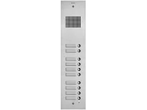 VIMAR Vimar 41510 Placca Steely 2F+ audio 10 puls. acciaio