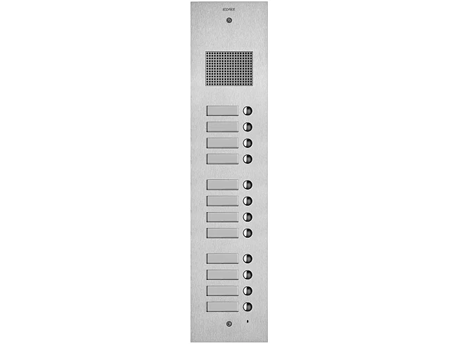 VIMAR Vimar 41512 Placca Steely 2F+ audio 12 puls. acciaio