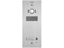 VIMAR Vimar 41521 Placca Steely 2F+ A/V 1 puls. acciaio