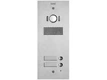 VIMAR Vimar 41522 Placca Steely 2F+ A/V 2 puls. acciaio