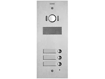 VIMAR Vimar 41523 Placca Steely 2F+ A/V 3 puls. acciaio