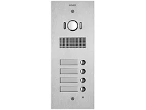 VIMAR Vimar 41524 Placca Steely 2F+ A/V 4 puls. acciaio