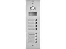 VIMAR Vimar 41528 Placca Steely 2F+ A/V 8 puls. acciaio